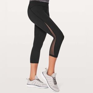 Lululemon TRAIN TIMES 25” HE TIGHT BLACK SIZE 4
